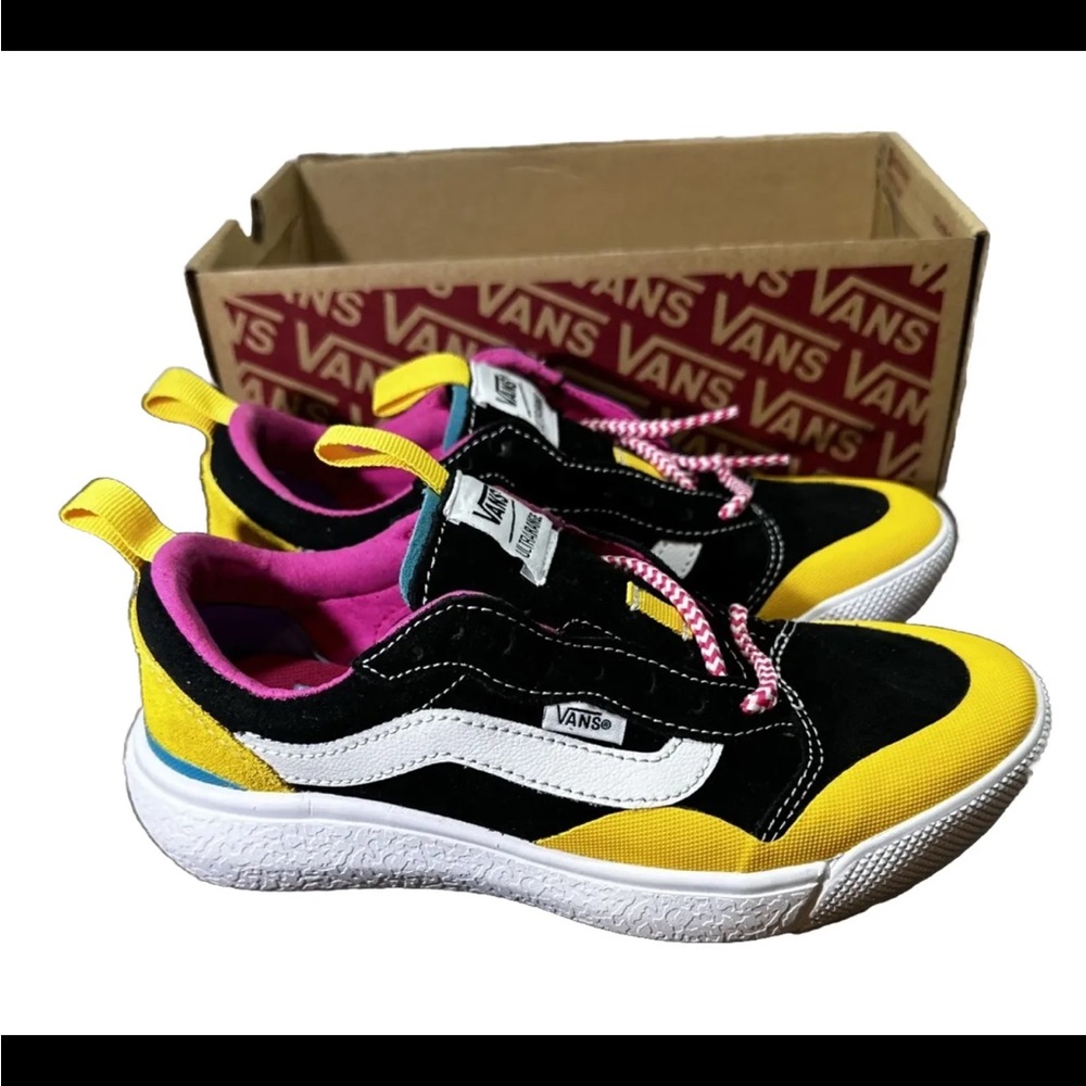 VANS UltraRange Exo Se Multicolor Black Yellow Pink Shoe Sneaker Men 3.5 Women 5
